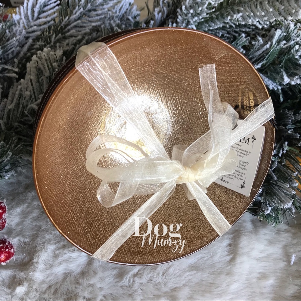 Akcam Turkey Gold Glass Metallic Shimmer Dinner Bowls Set